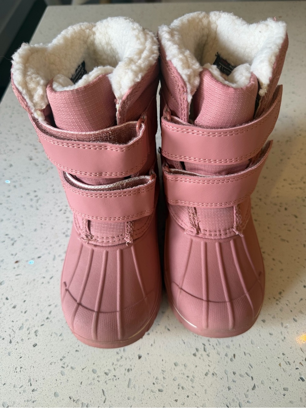 Joe Fresh Pink Kids Waterproof Snow Boots with Fleece Lining
